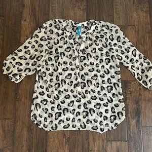 Leopard blouse